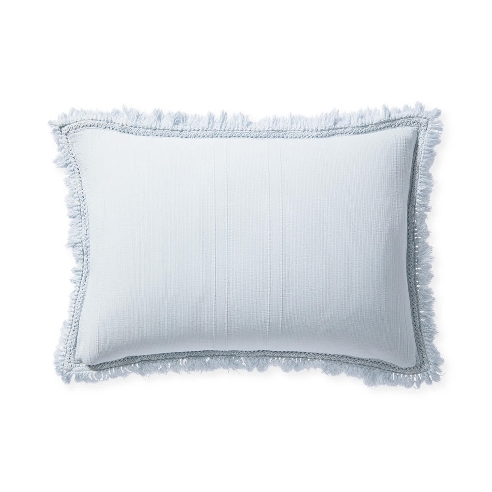 Serena and Lily Maya Standard Shams in Sky (2) NWT